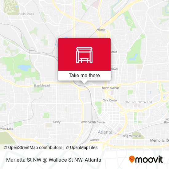 Marietta St NW @ Wallace St NW map