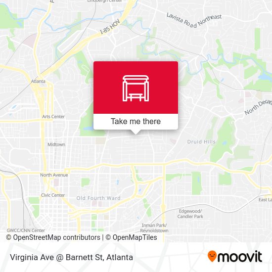 Virginia Ave @ Barnett St map
