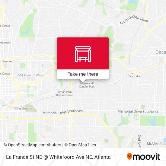 La France St NE @ Whitefoord Ave NE map
