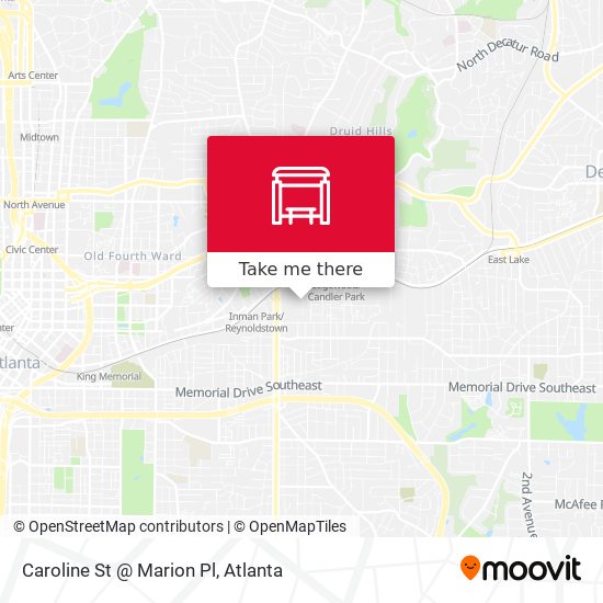 Caroline St @ Marion Pl map