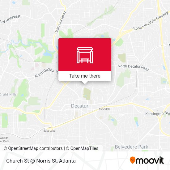 Mapa de Church St @ Norris St