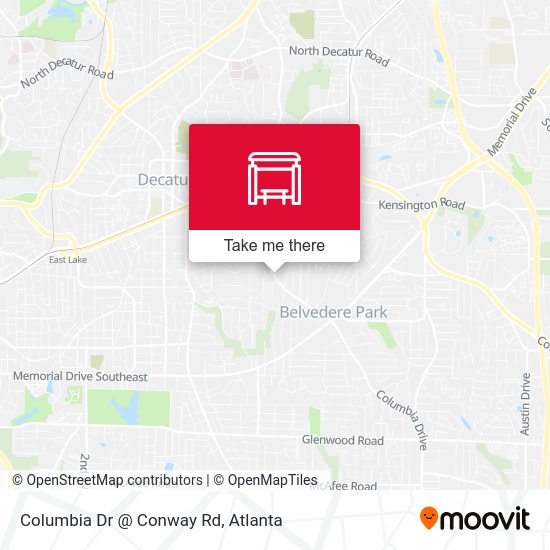 Columbia Dr @ Conway Rd map