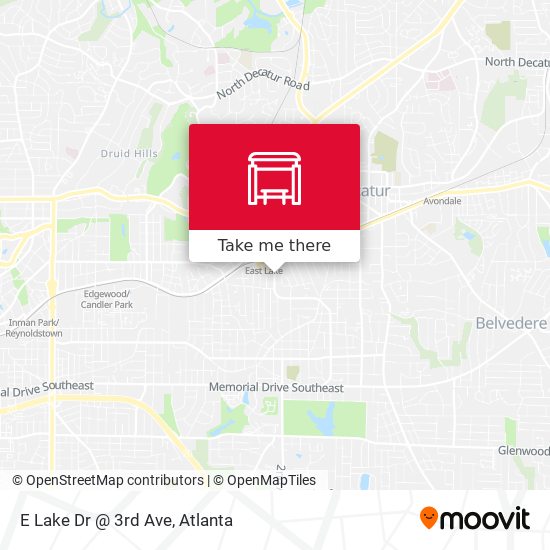 Mapa de E Lake Dr @ 3rd Ave