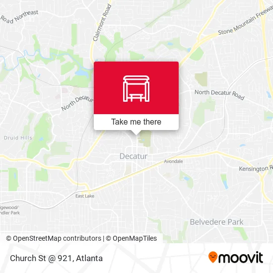 Mapa de Church St @ 921