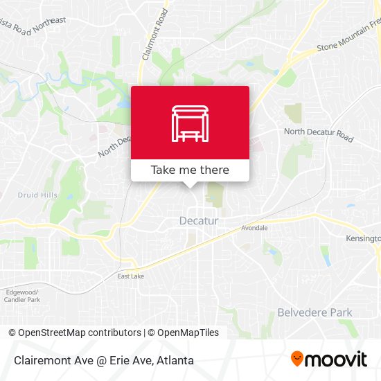 Mapa de Clairemont Ave @ Erie Ave