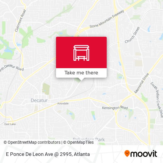 E Ponce De Leon Ave @ 2995 map