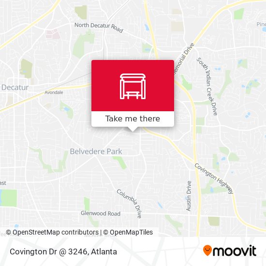 Mapa de Covington Dr @ 3246