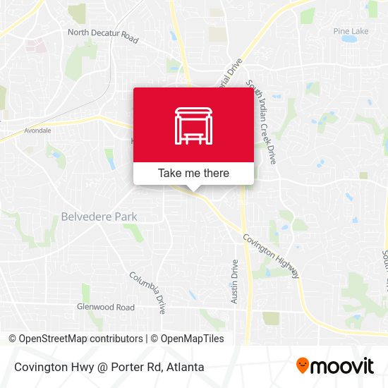Mapa de Covington Hwy @ Porter Rd