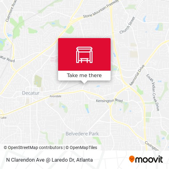 Mapa de N Clarendon Ave @ Laredo Dr