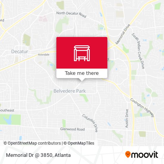 Mapa de Memorial Dr @ 3850