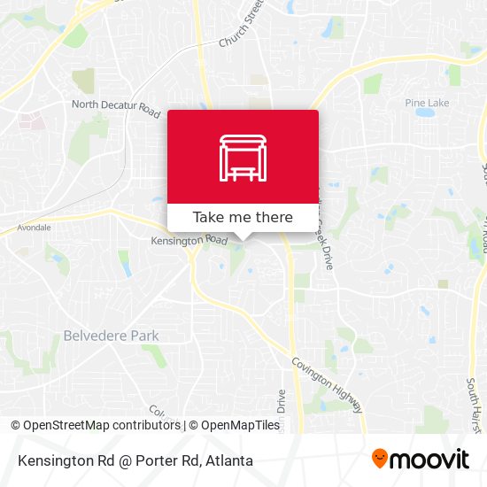 Kensington Rd @ Porter Rd map