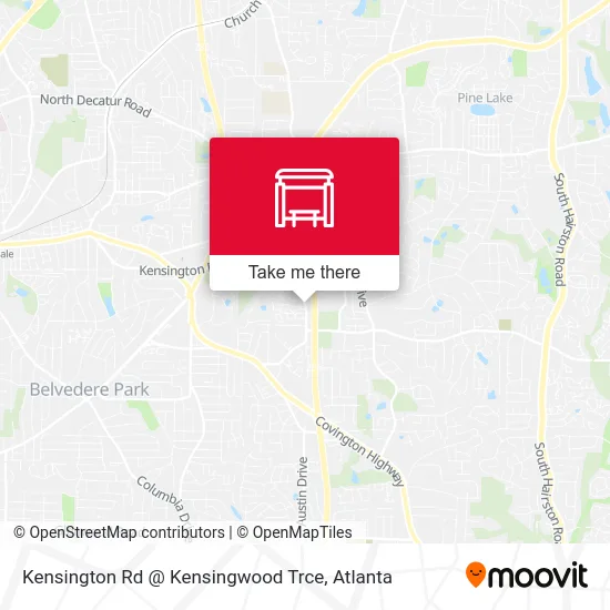 Kensington Rd @ Kensingwood Trce map