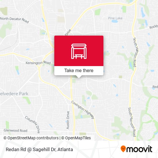 Redan Rd @ Sagehill Dr map