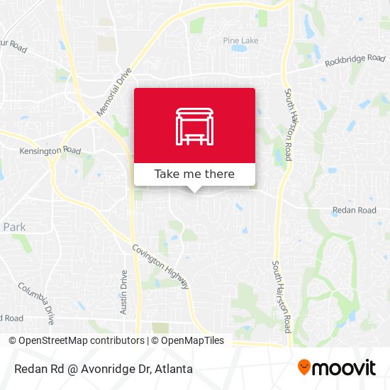 Mapa de Redan Rd @ Avonridge Dr