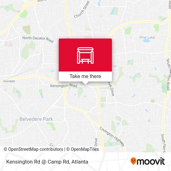 Mapa de Kensington Rd @ Camp Rd