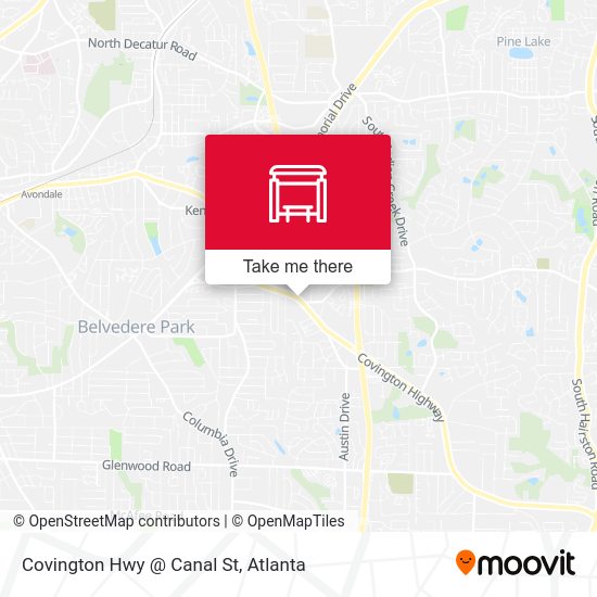 Mapa de Covington Hwy @ Canal St