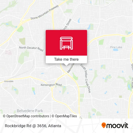 Rockbridge Rd @ 3656 map