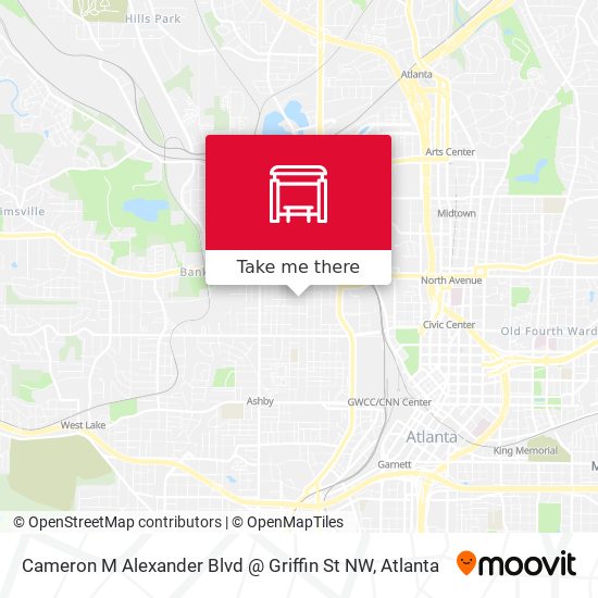 Cameron M Alexander Blvd @ Griffin St NW map