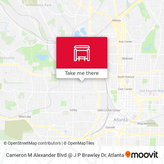 Cameron M Alexander Blvd @ J P Brawley Dr map