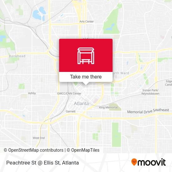 Mapa de Peachtree St @ Ellis St