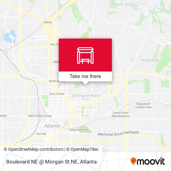 Boulevard NE @ Morgan St NE map