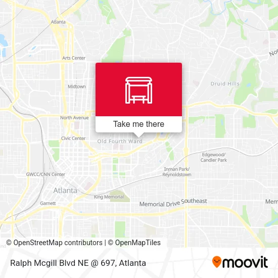 Ralph Mcgill Blvd NE @ 697 map