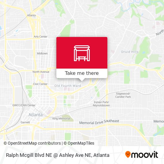 Ralph Mcgill Blvd NE @ Ashley Ave NE map
