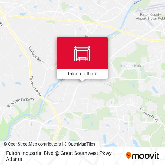 Fulton Industrial Blvd @ Great Southwest Pkwy map