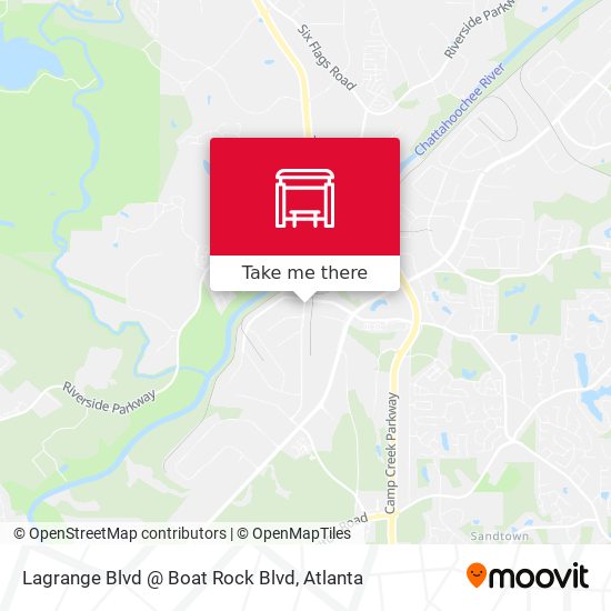 Lagrange Blvd @ Boat Rock Blvd map