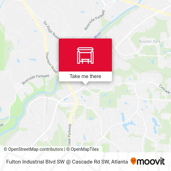 Fulton Industrial Blvd SW @ Cascade Rd SW map