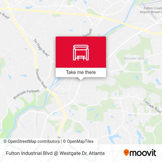Fulton Industrial Blvd @ Westgate Dr map