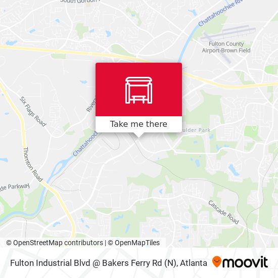 Fulton Industrial Blvd @ Bakers Ferry Rd (N) map