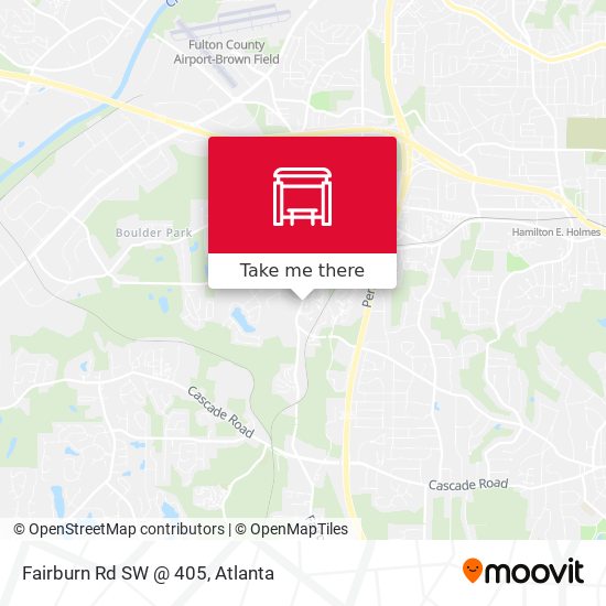 Fairburn Rd SW @ 405 map