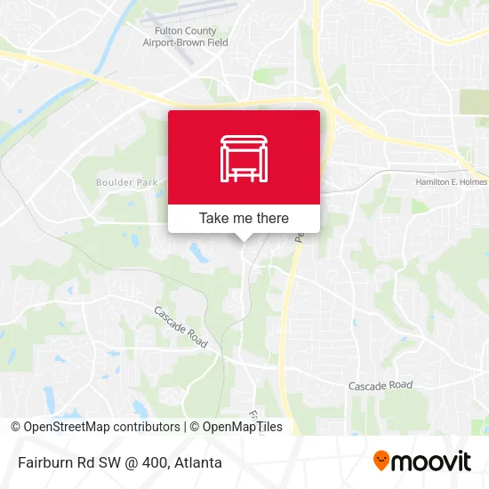 Fairburn Rd SW @ 400 map