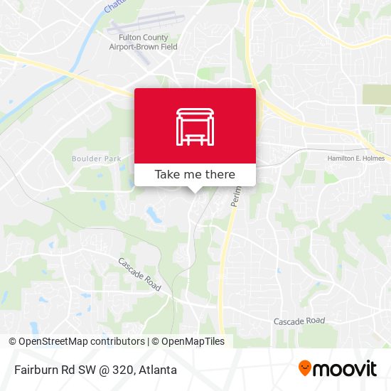 Fairburn Rd SW @ 320 map
