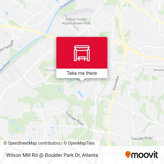Wilson Mill Rd @ Boulder Park Dr map
