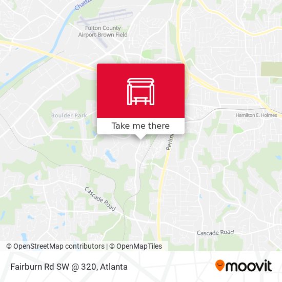 Fairburn Rd SW @ 320 map