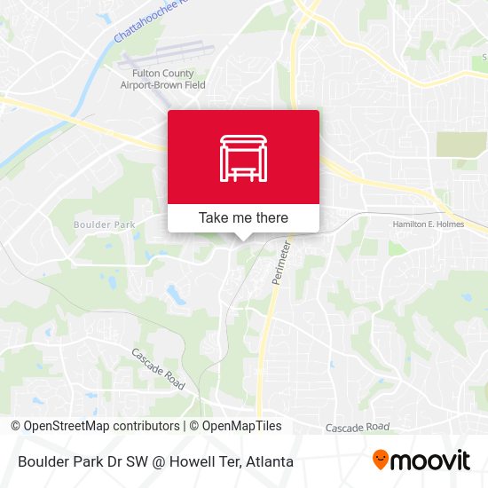 Boulder Park Dr SW @ Howell Ter map