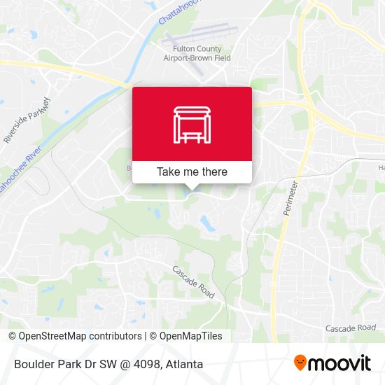 Mapa de Boulder Park Dr SW @ 4098