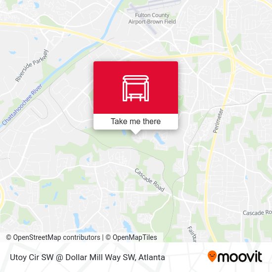 Utoy Cir SW @ Dollar Mill Way SW map