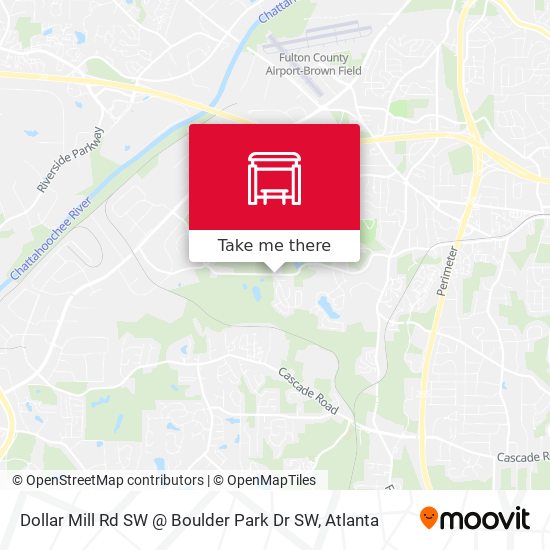Dollar Mill Rd SW @ Boulder Park Dr SW map
