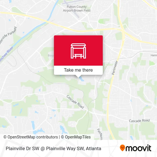 Plainville Dr SW @ Plainville Way SW map