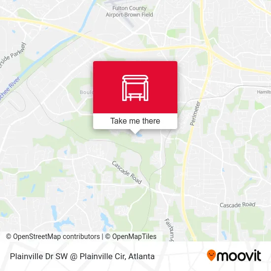 Plainville Dr SW @ Plainville Cir map