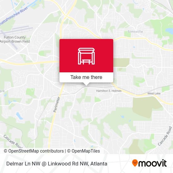 Delmar Ln NW @ Linkwood Rd NW map