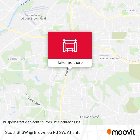 Scott St SW @ Brownlee Rd SW map