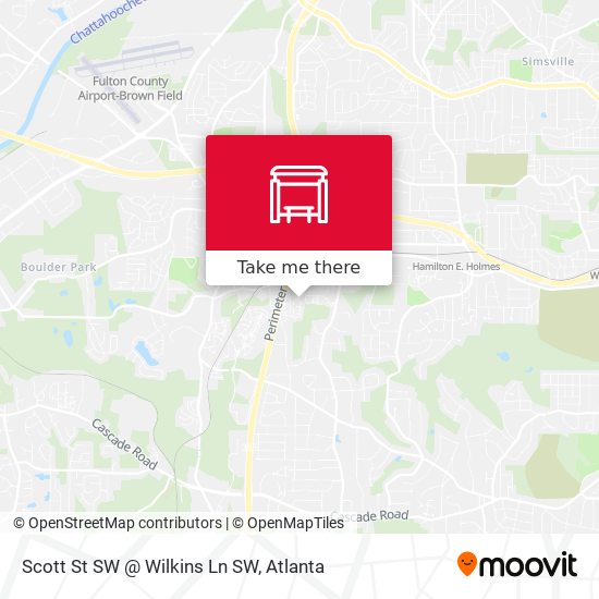 Mapa de Scott St SW @ Wilkins Ln SW