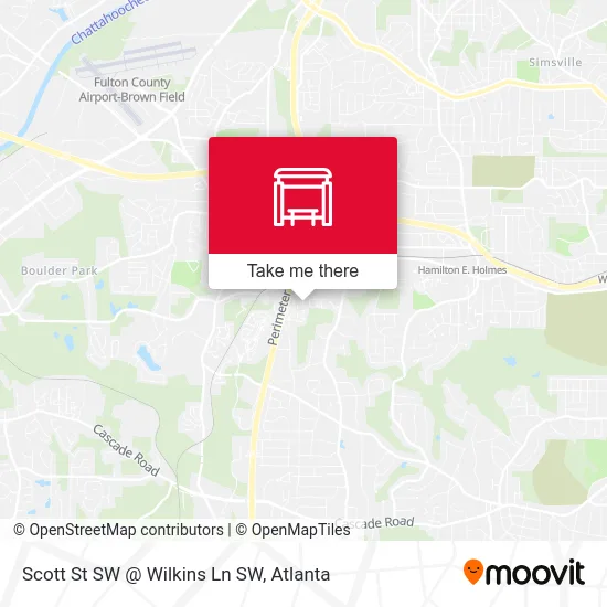 Scott St SW @ Wilkins Ln SW map