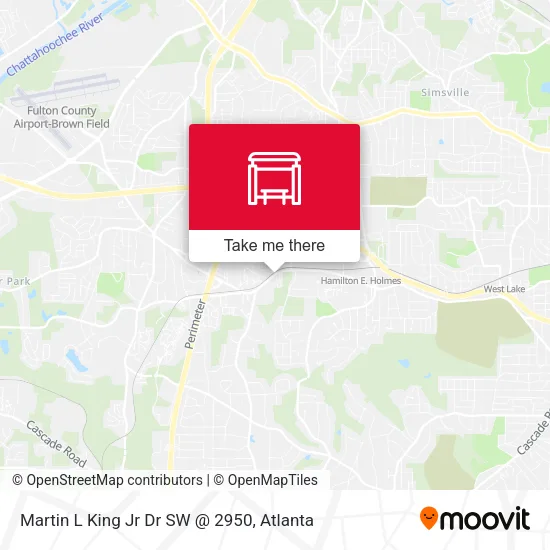 Mapa de Martin L King Jr Dr SW @ 2950