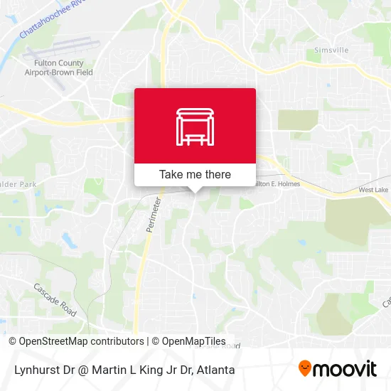 Lynhurst Dr @ Martin L King Jr Dr map