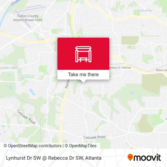 Mapa de Lynhurst Dr SW @ Rebecca Dr SW
